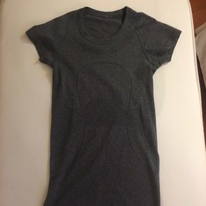 Lululemon Swiftly Tech Short Sleeve Crew in Gray